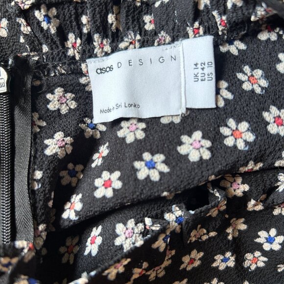 Floral Ruffle Mini Dress - Picture 6 of 7